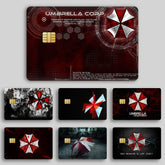 Resident E-Evil Umbrella Credit Card Skin Stickers for Skin pack of 7 atm card skins